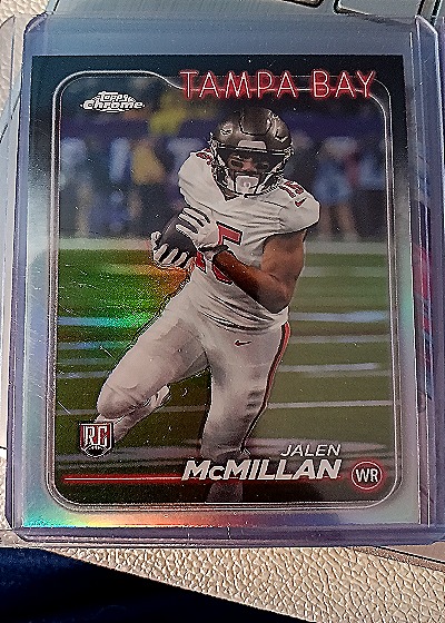 2024 Topps Chrome #242 Jalen McMillan Rookie Tampa Bay Buccaneers — front