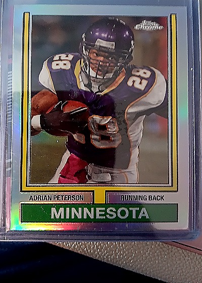 2024 Topps Chrome 1974 Topps Adrian Peterson #74TF-20 — front