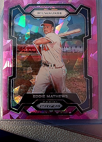 2024 Panini Prizm #57 Eddie Mathews Milwaukee Braves — front