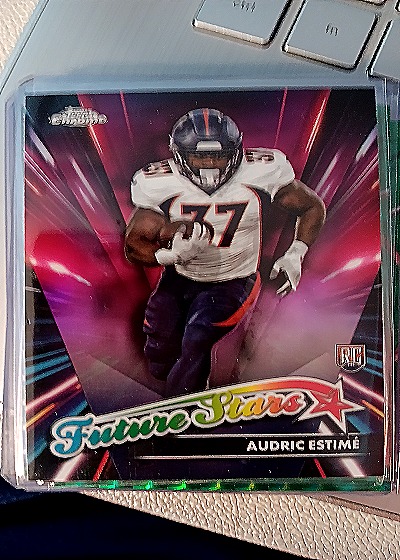 2024 Topps Chrome #FS-24 Audric Estime Future Stars — front