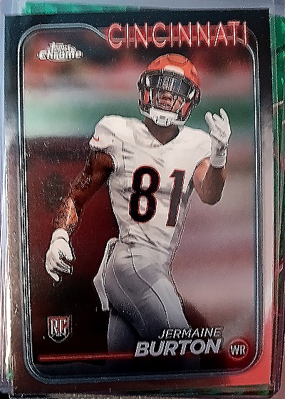 2024 Topps Chrome Jermaine Burton Cincinnati Bengals — front