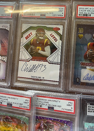 2023 Score Caleb Williams Level Signature-Red — front
