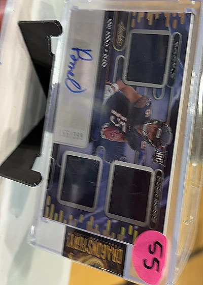 2021 Panini Absolute T.J. Hockenson Triple Patch Auto Rookie /199 — front