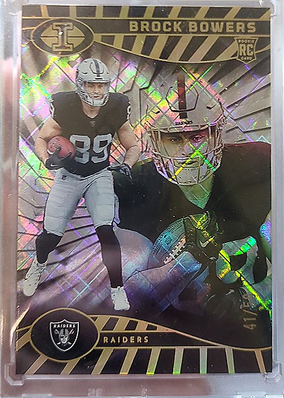 2024 Panini Illusions #47 Brock Bowers Rookie Card — front