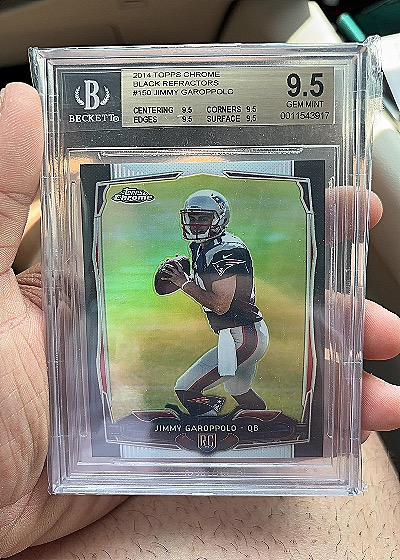 2014 Topps Chrome #150 Jimmy Garoppolo — front