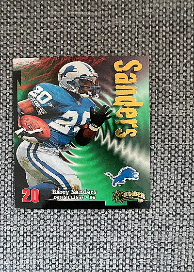 1998 Skybox Thunder #20 Barry Sanders — front