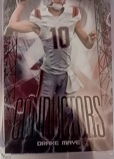 2024 Topps Resurgence #C-7 Drake Maye Conductors Rookie RC — front