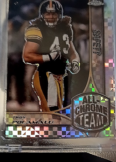 2024 Topps Chrome #ACT-22 Troy Polamalu All-Chrome Team — front