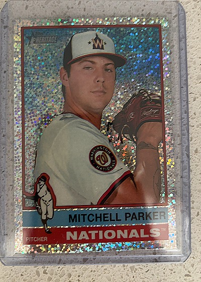 2025 Topps Heritage Chrome #311 Mitchell Parker — front