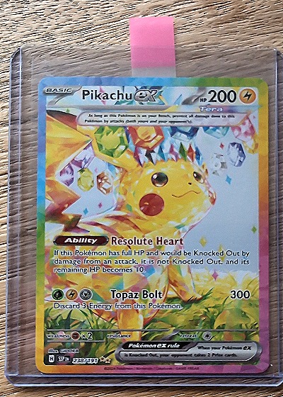 2024 Pokémon Surging Sparks 238/191 Pikachu ex Special Illustration Rare — front