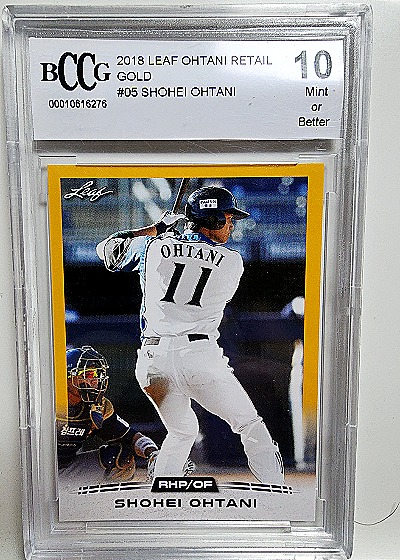 2018 Leaf Shohei Ohtani Retail #05 — front