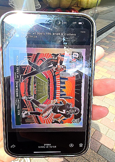 2024 Panini Downtown Michael Penix Jr. #10 — front