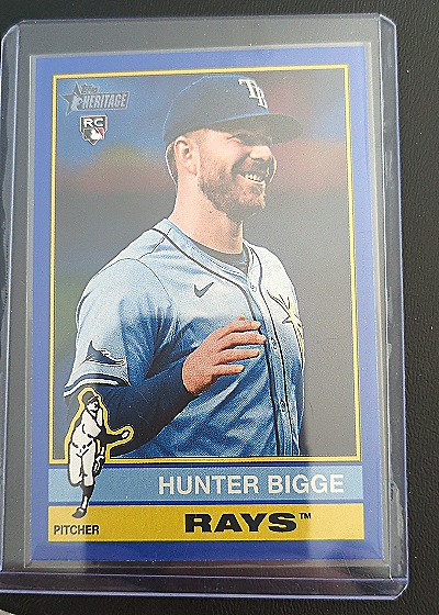 2025 Topps Heritage #256 Hunter Bigge — front
