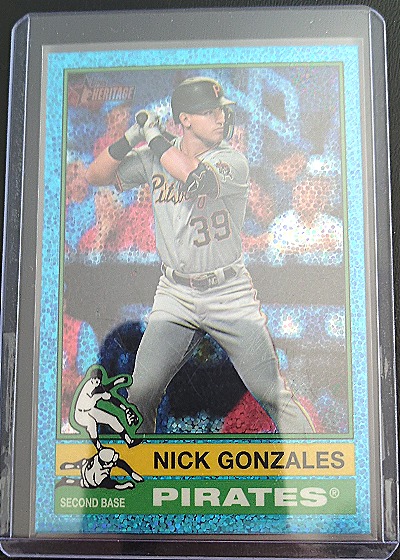 2025 Topps Heritage #425 Nick Gonzales — front