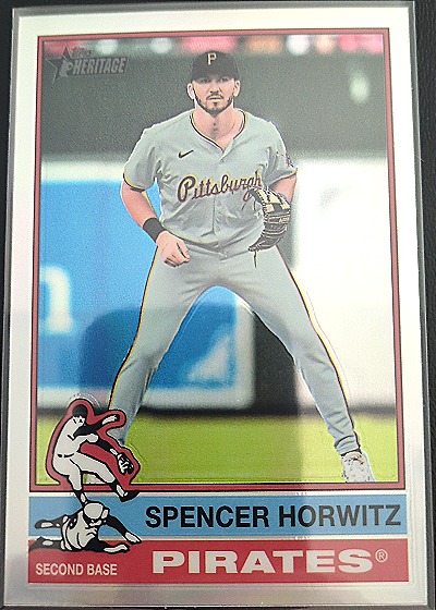 2025 Topps Heritage #75 Spencer Horwitz — front