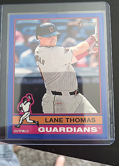 2025 Topps Heritage #261 Lane Thomas — front