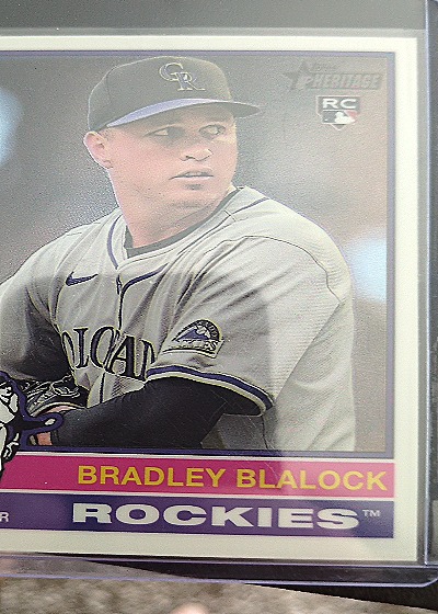 2025 Topps Heritage #351 Bradley Blalock — front