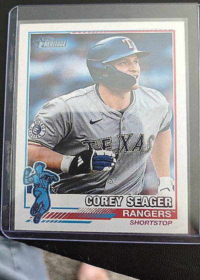 2025 Topps Heritage 1976 Redefined #76R-22 Corey Seager — front
