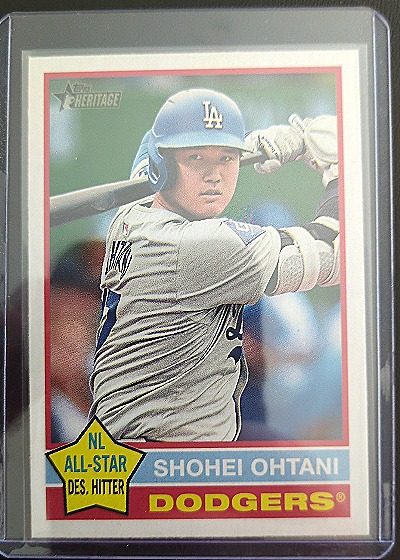 2025 Topps Heritage #148 Shohei Ohtani — front