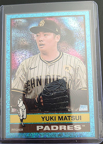 2025 Topps Heritage #358 Yuki Matsui — front
