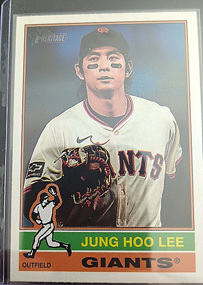 2025 Topps Heritage #112 Jung Hoo Lee San Francisco Giants — front