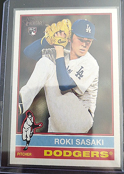 2025 Topps Heritage #224 Roki Sasaki — front