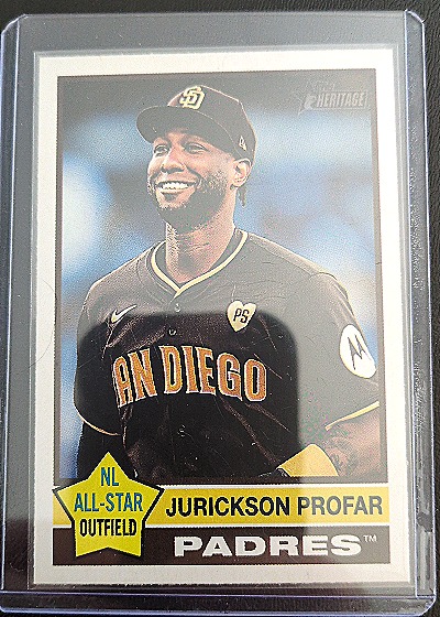 2025 Topps Heritage #370 Jurickson Profar San Diego Padres — front