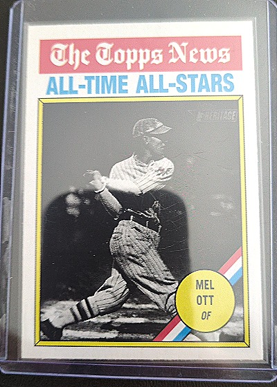 2025 Topps Heritage #348 Mel Ott New York Giants — front