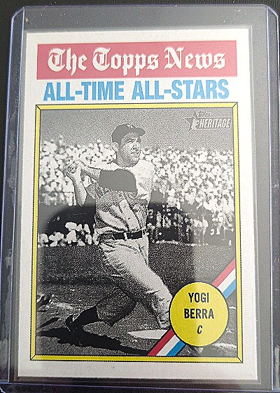 2025 Topps Heritage #344 Yogi Berra All-Time All-Stars — front
