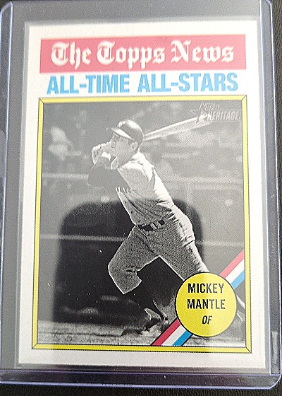 2025 Topps Heritage #349 Mickey Mantle All-Time All-Stars — front