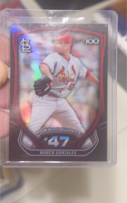2015 Bowman Scouts' Top 100 #47 Marco Gonzales — front