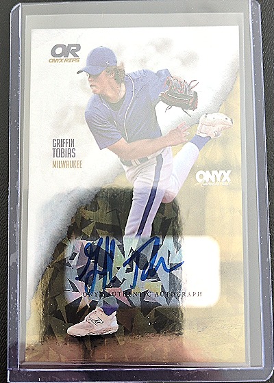 2024 Onyx Rips Griffin Tobias Autograph /465 — front