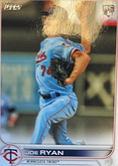 2022 Topps #390 Joe Ryan — front