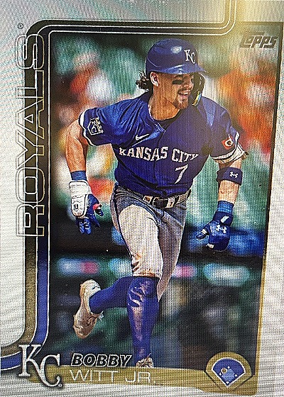 2025 Topps Series 1 Super Box Companion Card Bobby Witt Jr. #CC-8 — front
