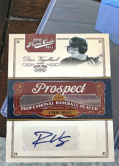2011 Panini Prime Cuts Prospect Signatures Dan Vogelbach — front
