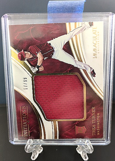 2016 Panini Immaculate Collection Initiations Trea Turner Patch #IIJTT — front