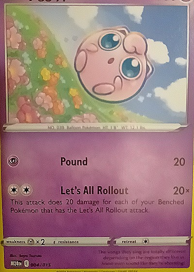 2021 Pokémon Fusion Strike #110 Jigglypuff — front