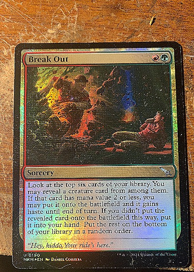 2021 Magic: The Gathering Kaldheim #130 Break Out — front