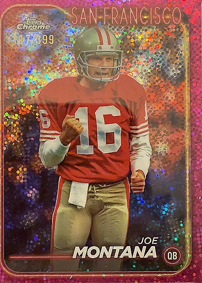 2024 Topps Chrome #177 Joe Montana — front