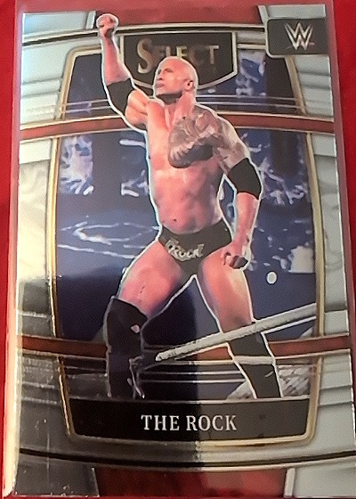2022 Panini Select WWE #20 The Rock — front
