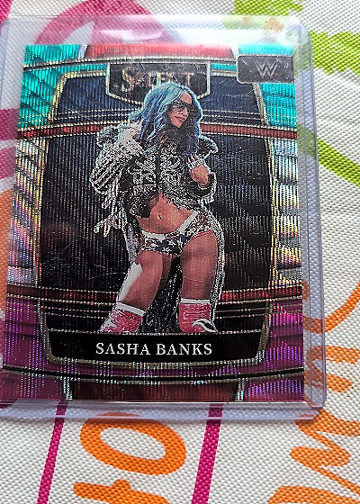 2022 Panini Select WWE #86 Sasha Banks — front