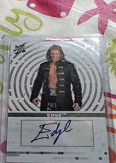 2016 Topps WWE Undisputed Edge Autograph — front