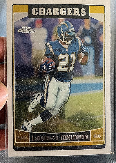 2006 Topps Chrome #RC13 LaDainian Tomlinson Rookie Card — front