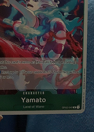 2023 One Piece Card Game OP03-042 Yamato Land of Wano — front