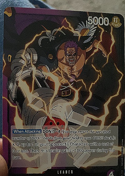 2023 One Piece Card Game OP02-071 Don Krieg Leader — front