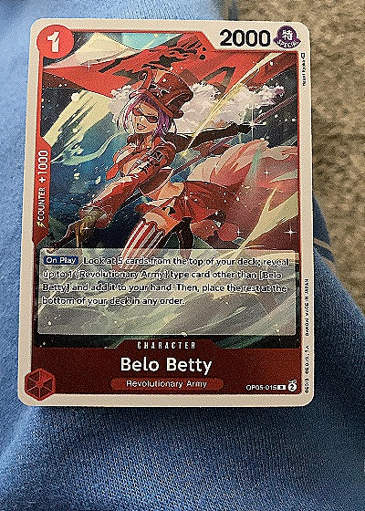 One Piece Card Game OP05-015 Belo Betty — front