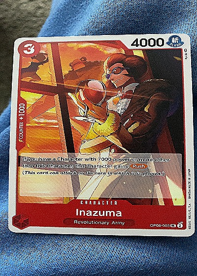 One Piece Awakening of the New Era OP05-003 Inazuma — front