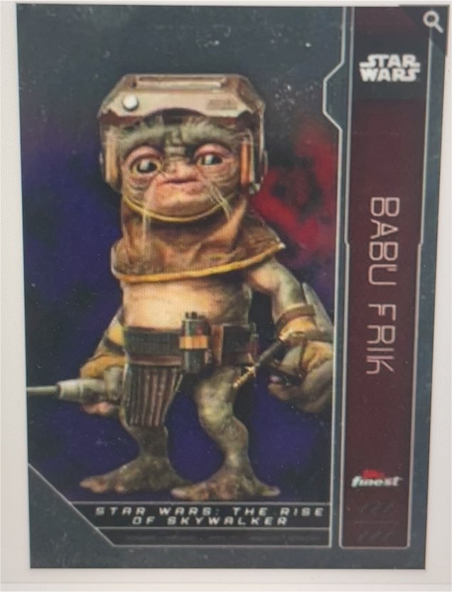 2023 Topps Finest Star Wars #FN-64 Babu Frik — front