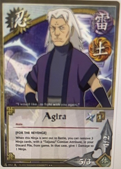 Naruto CCG #852 Agira — front