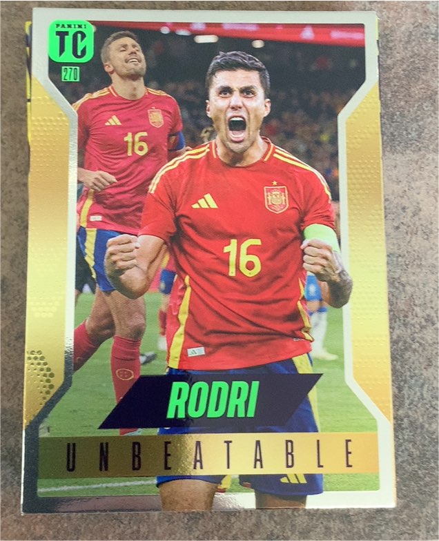 2025 Panini Top Class #270 Rodri — front